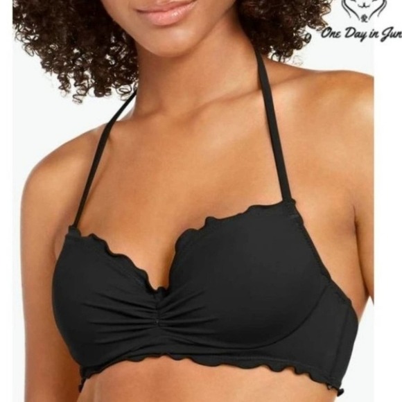SunDazed 34B, nwt black bikini top - Picture 1 of 7
